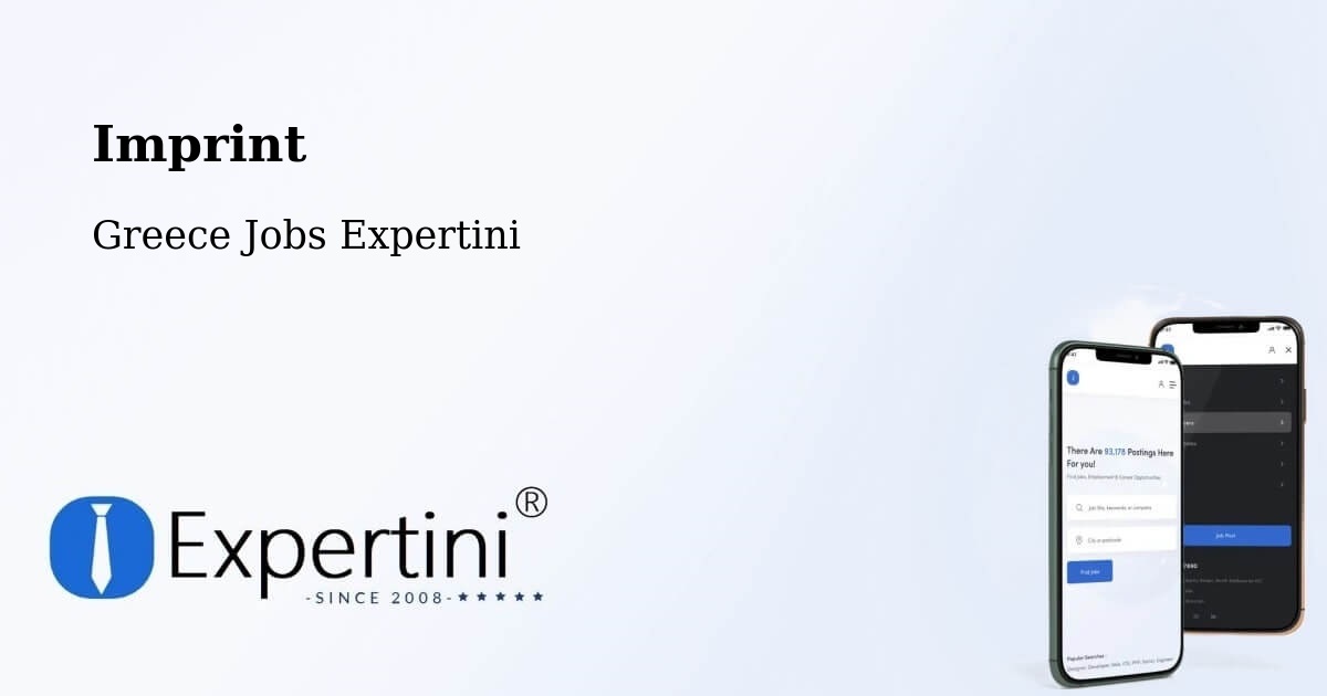 Imprint – Gázi - Greece Jobs Expertini